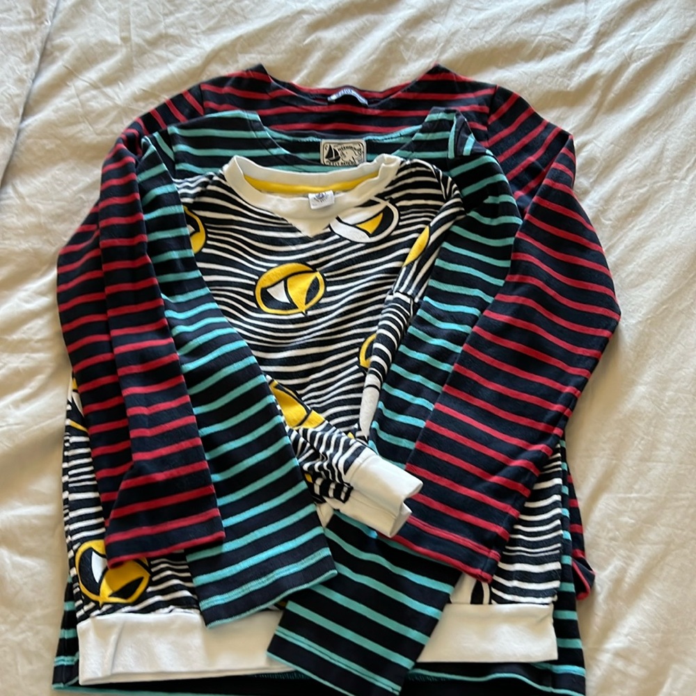 Boy 3 X Breton Shirts - Petit Bateau - 12/14